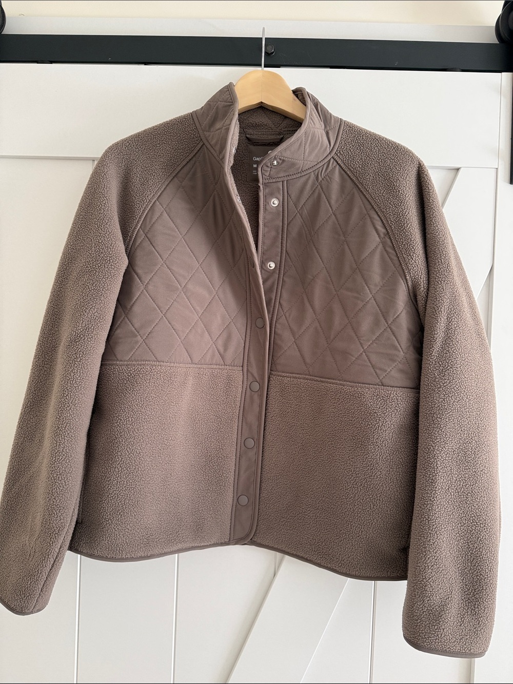 GAP Fit Fleece Jacket - Taupe Brown